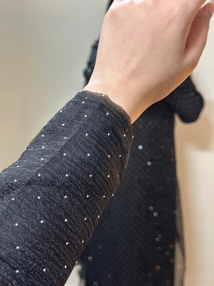 Black Dress With Dupatta